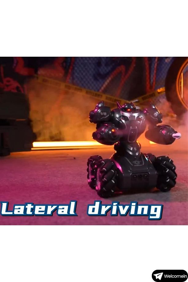 Oyuncak Buhar Atan Robot 2.4 Ghz Full Fonksiyon Uzaktan Kumandalı 4x4 El Sensörlü Akrobat Araba - 4