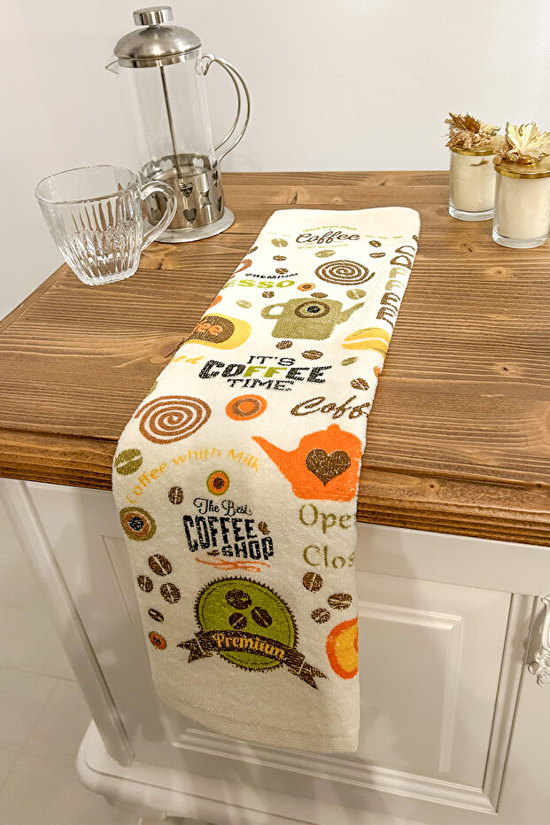 Printed Hand and Face Kitchen Towel