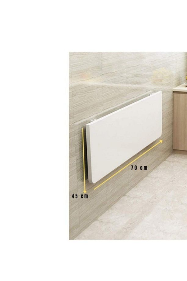 Duvaramonte Açılır Kapanır Katlanır Yemek Masası Çalışma Masası 45x70(%%MDF) - 3