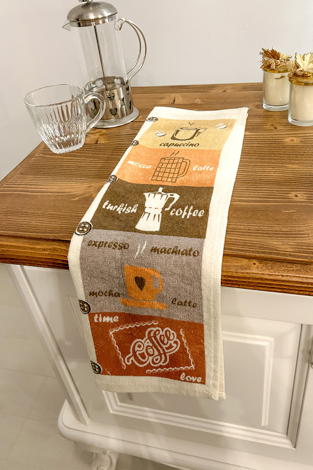 Printed Hand and Face Kitchen Towel