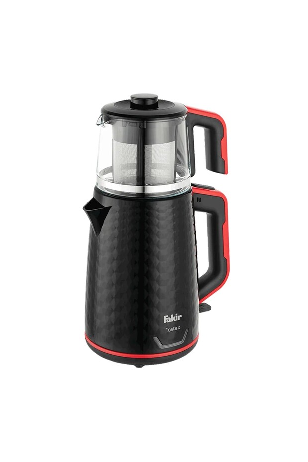 Tastea Çay Makinesi Black - Red - 2