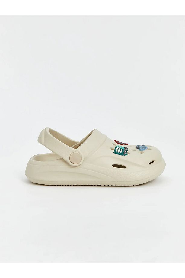 LCW STEPS Bej Baskılı Erkek Bebek Plaj Sandaleti - 2