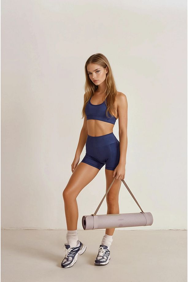 Solis Lacivert Seamless Spor Biker Şort - 6