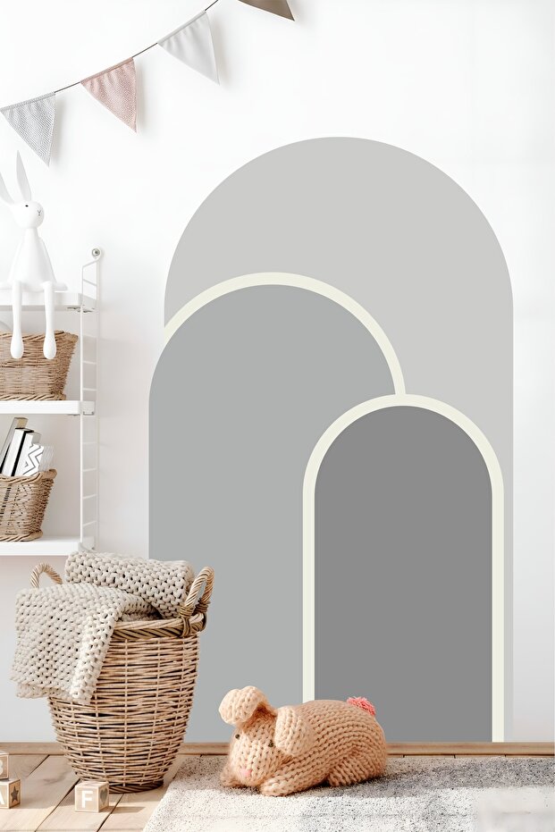 Boho Arch Wall Sticker - Living Room Kids Room Bohemian Wall Sticker