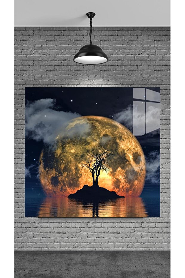 AY MANZARALI CAM TABLO - 1