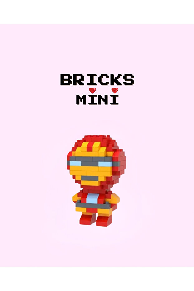 Iron Man Bricks Mini Figür - 1