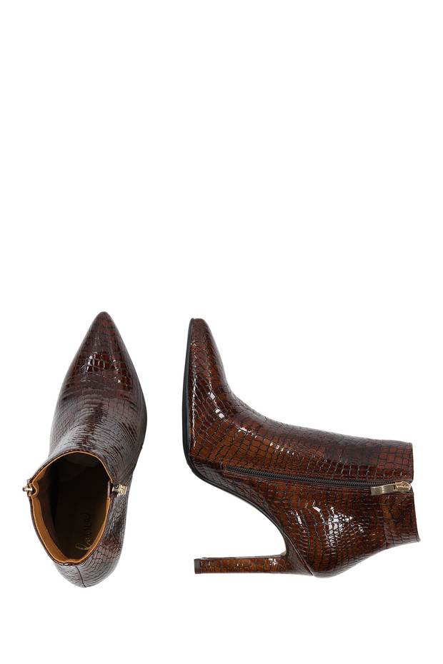 Stiefelette aus Glattleder - 4