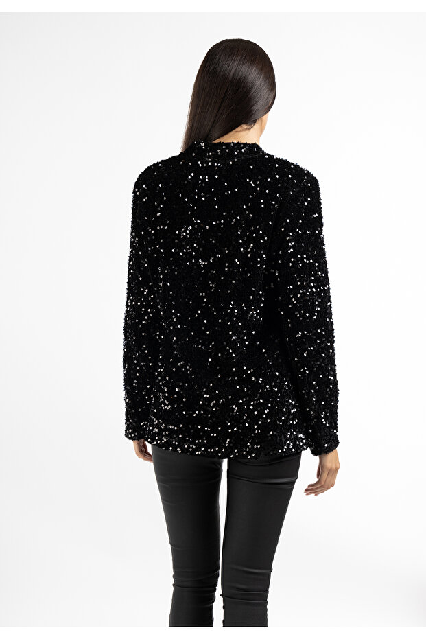 Pailletten Blazer - 4