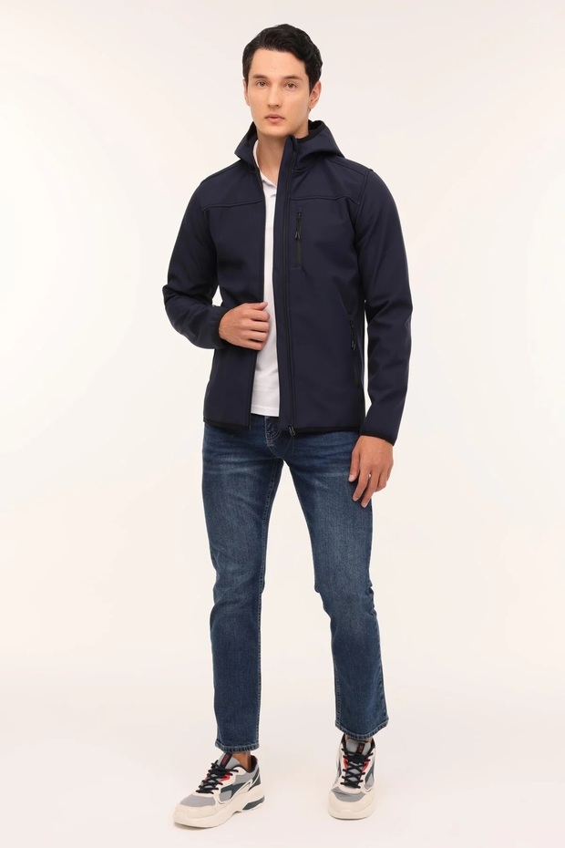 Erkek Soft Shell Regular Mont - 3