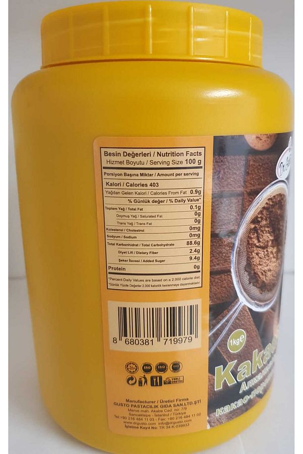 KAKAO TOZU 1KG - 2