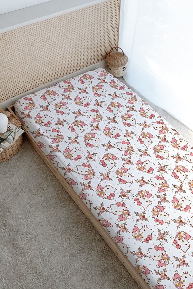 Printed Flat Sheet - Cartoon Series - Hello Kitty Pattern