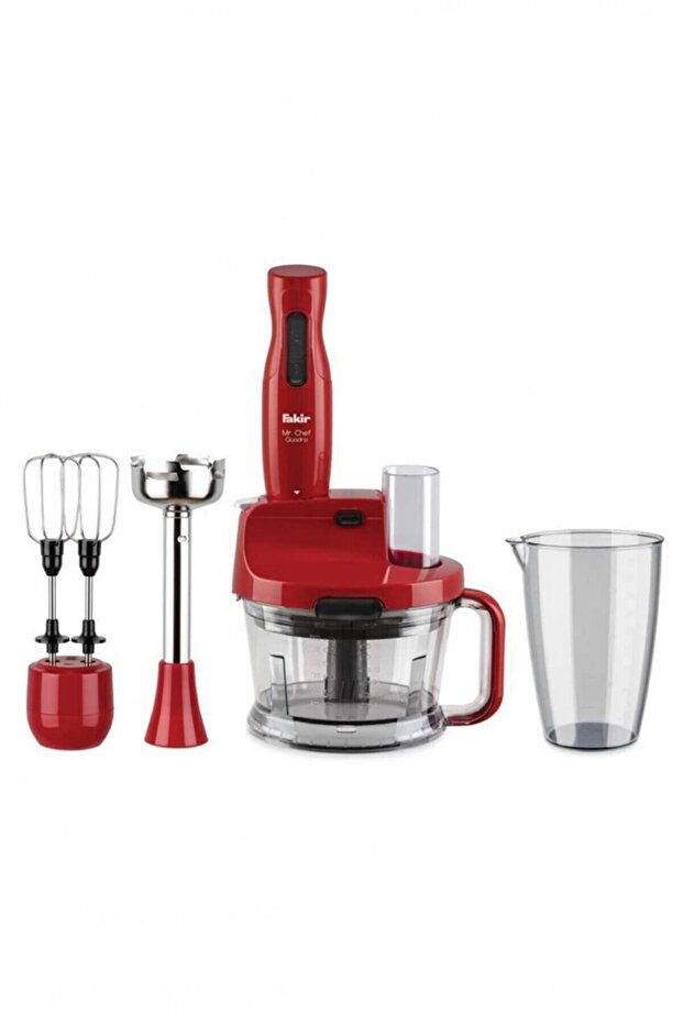 Mr Chef Quadro Blender Set - Kırmızı - 1