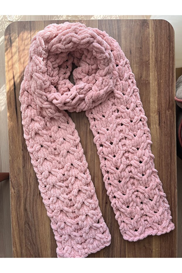 Başak model Puffy atkı - 2