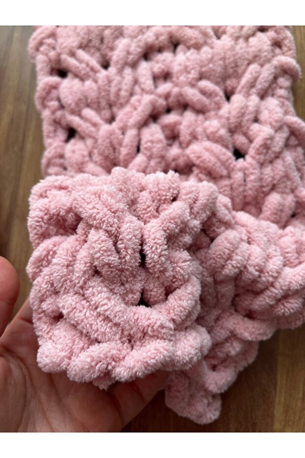 Başak model Puffy atkı - 3