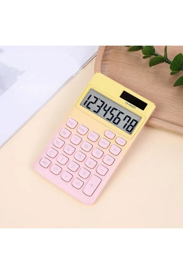 Mini 12 Basamaklı, LCD Ekran, Cep Hesap Makinesi, Sevimli,Estetik "320" - 4