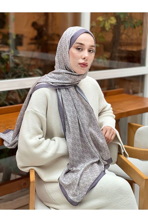 Mk desen Pamuk Şal - 3