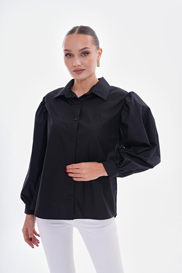 Balonlu Kol Gömlek - 1