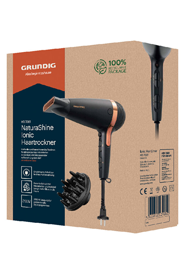 Hd 7081 Kablo Sarıcılı Saç Kurutma Makinesi - 7