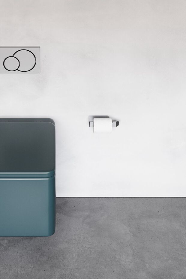 Paslanmaz Çelik Tuvalet Kağıdı Askısı , Yapışkanlı WC Kağıdı Standı , Tuvalet Kağıtlık - 5
