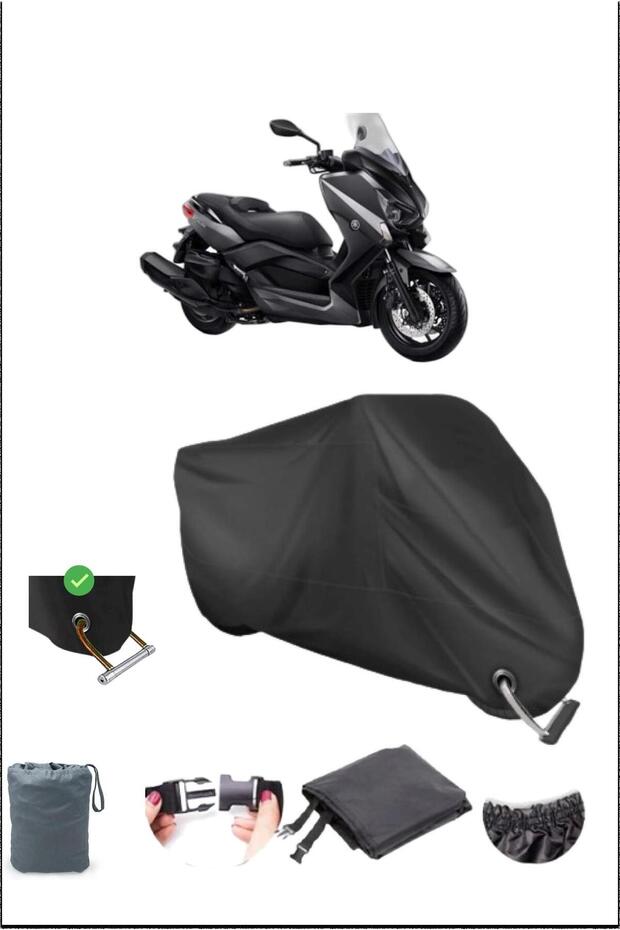 قماش القنب الأسود للدراجات النارية Yamaha X-max400abs المتين المتوافق مع القفل المقاوم للماء