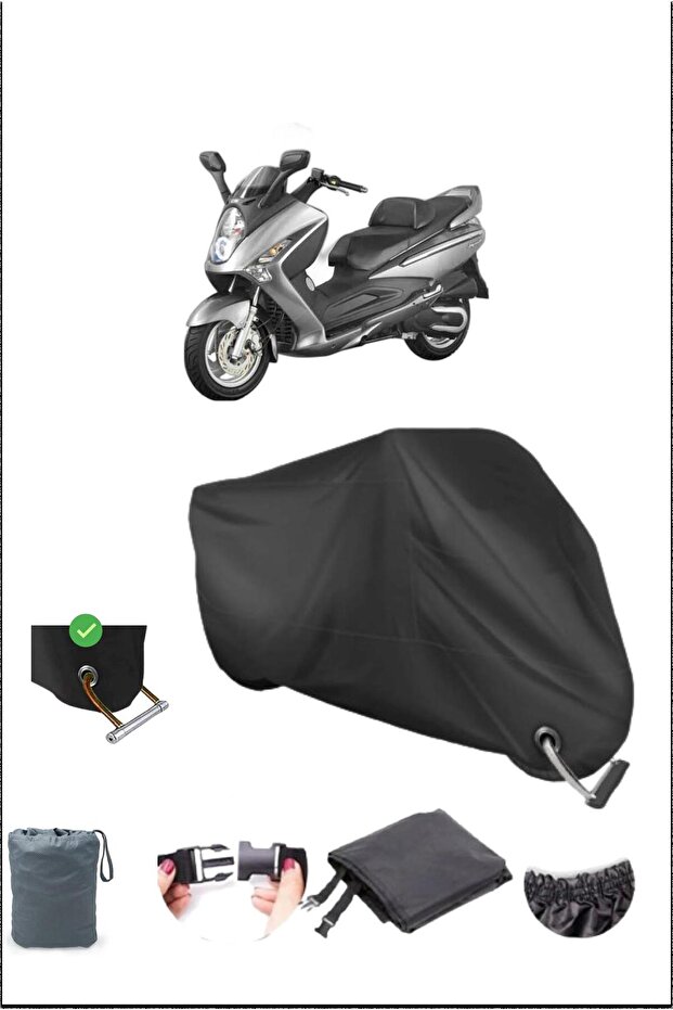 قماش القنب للدراجات النارية المقاوم للماء متوافق مع قفل متين Sym Gts250
