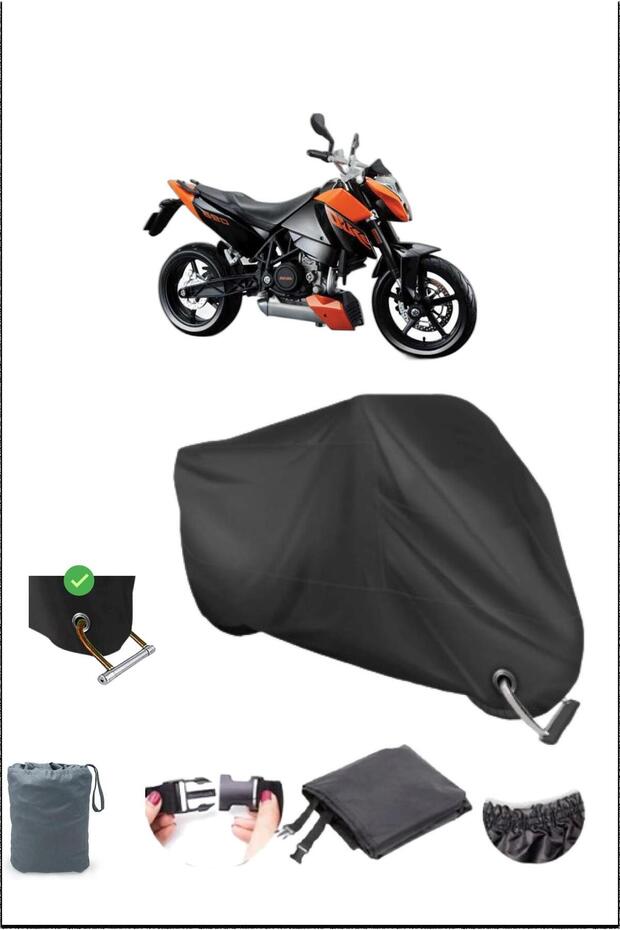 قماش القنب الأسود KTM 690duke ذو القفل المتين المتوافق مع المقاومة للماء للدراجات النارية
