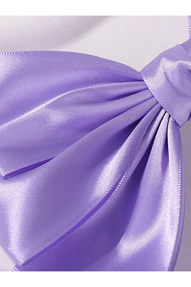 مشبك فيونكة أوتوماتيكي من الساتان بطبقة مزدوجة - 4