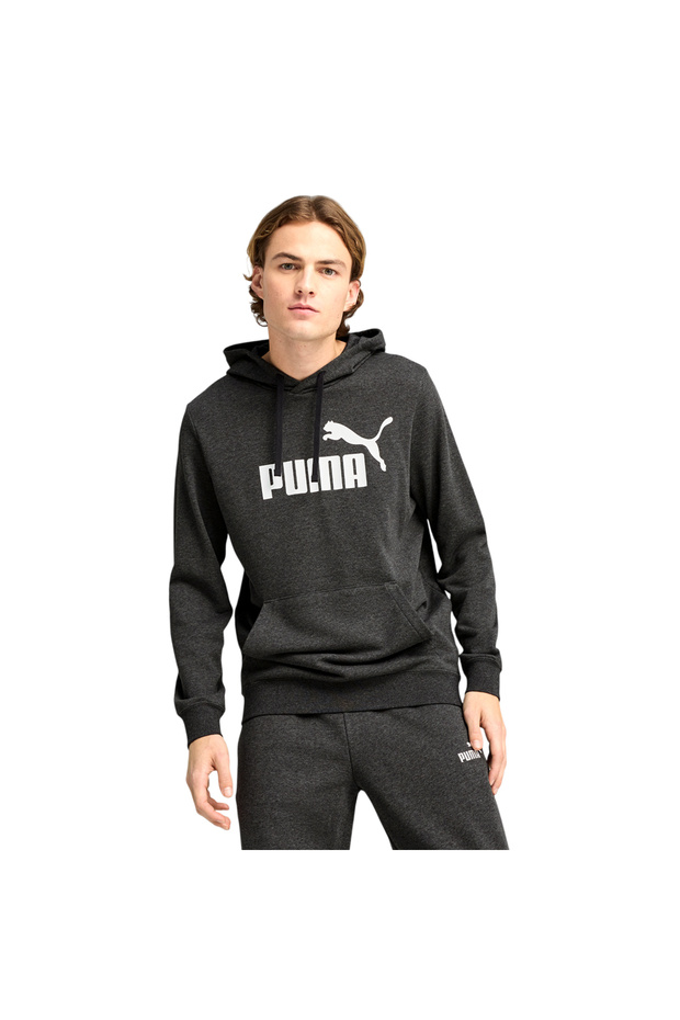 Hoodies, Regular, Longsleeve, Regular, Kangaroo Pocket, Knitted, Logo Print - 1