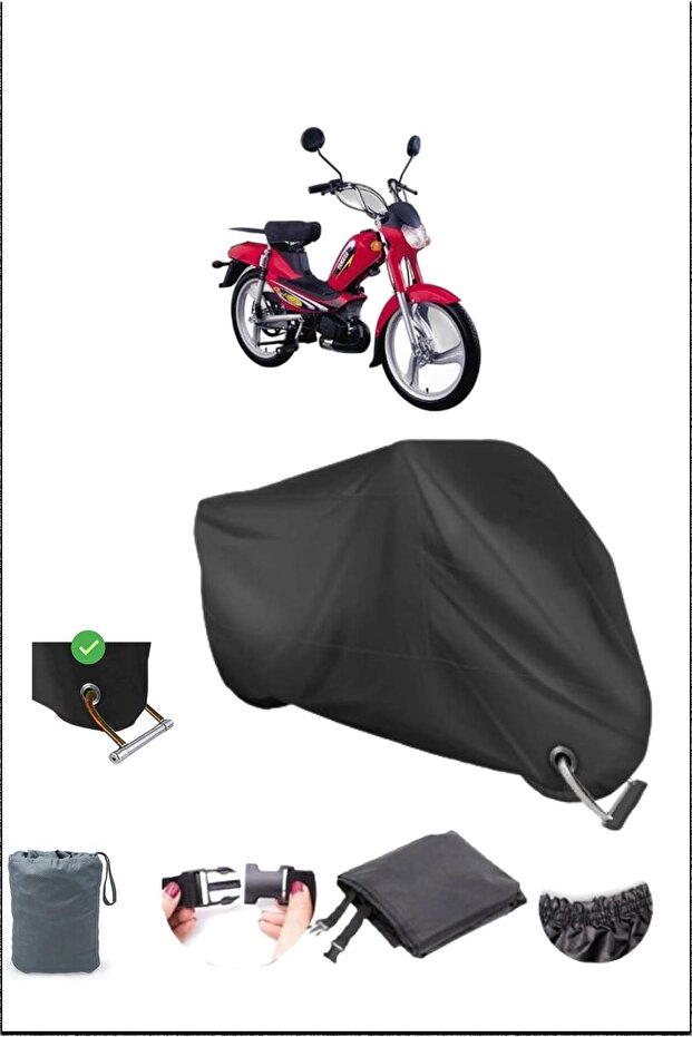 قماش القنب للدراجات النارية المقاوم للماء ومتوافق مع قفل متين من Yamaha Galaxy