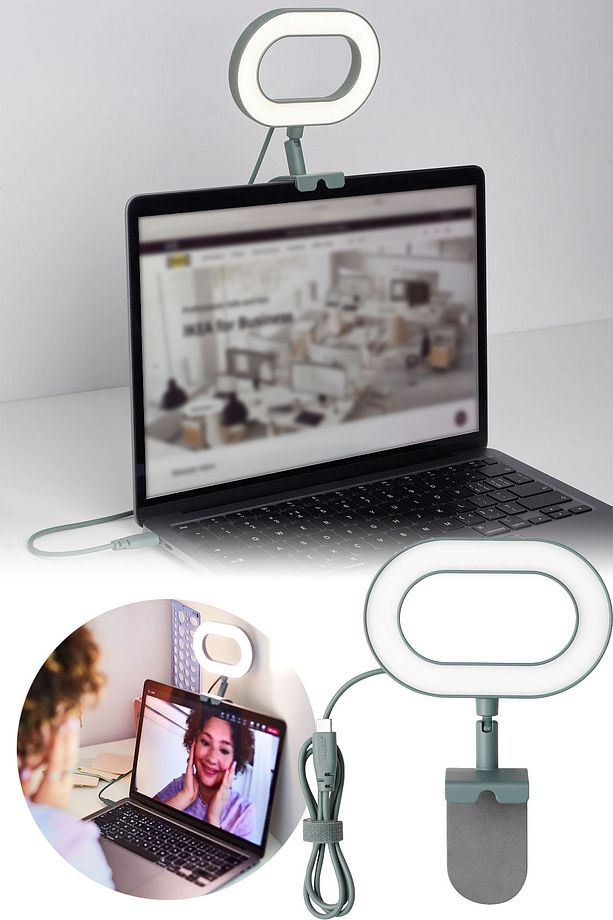 Laptop Yayıncı Işığı Pratik Işık 4 Renk 3 Farklı Şiddet JA044 - 1