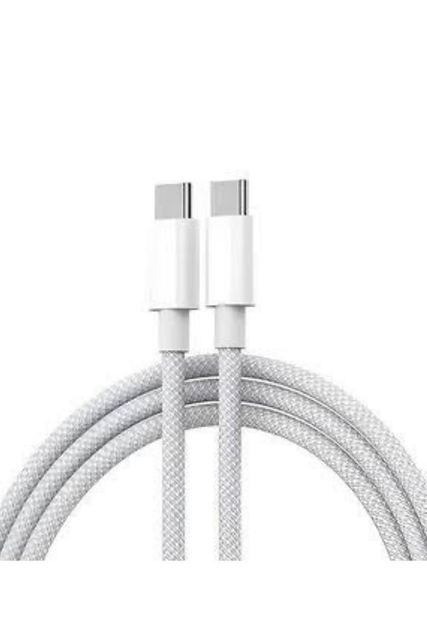 İPhone Type-C girişli 15 15 Pro 15 Pro Max 16 16 Pro 16 Pro Max Uyumlu Yeni Nesil Hasır Şarj Kablosu - 1