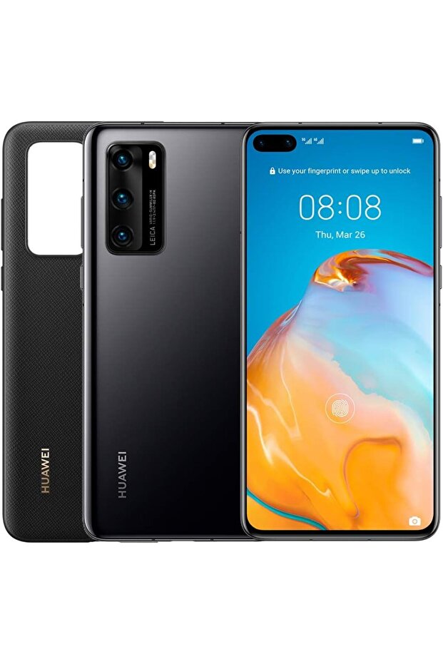 P40 128 GB , 8 GB RAM, SIM-Free Android Mobile Phone, Dual SIM, Nior Black