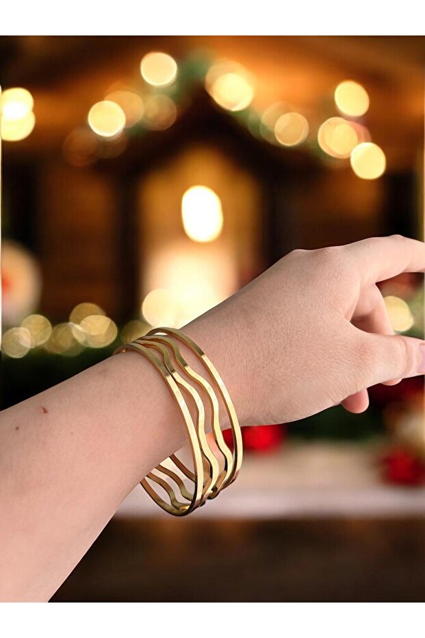 çelik ajda bilezik 4'lü sd1 model - 2