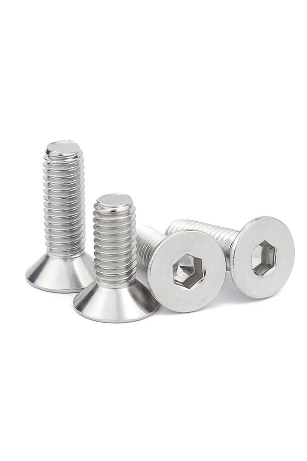 Havşa Başlı inox imbus 10.9 DIN 7991 A2 Paslanmaz Çelik Civata M4x20 mm 20 Adet - 1
