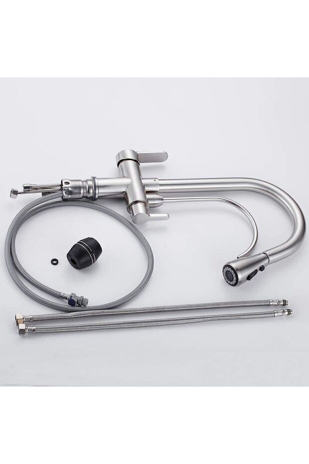 Arıtmalı Spiralli Pull-out Mutfak Bataryası - 4