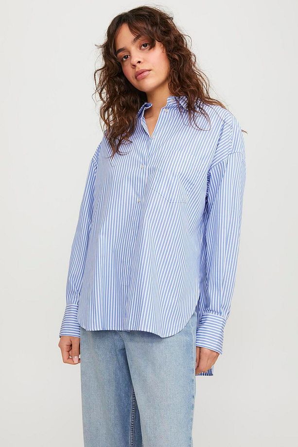 Kadin Basic Oversize Poplin Gömlek - Jamie - 2