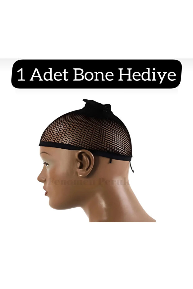 Bakır Perçemsiz Kıvırcık Dalgalı Peruk Vip - 3