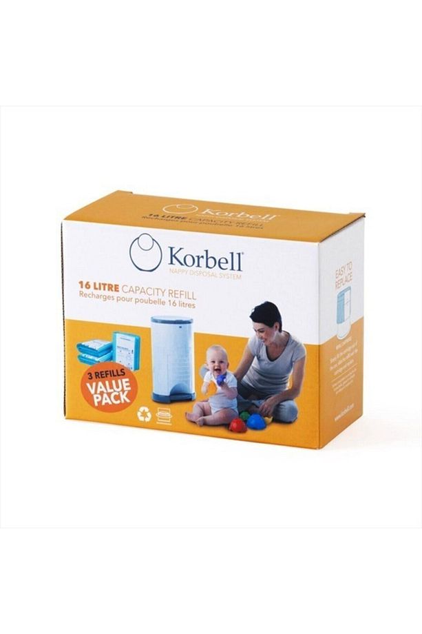 1485 Adet Kirli Bebek Bezi Kapasiteli Bebek Bezi Çöp Poşeti 16 Lt - 3