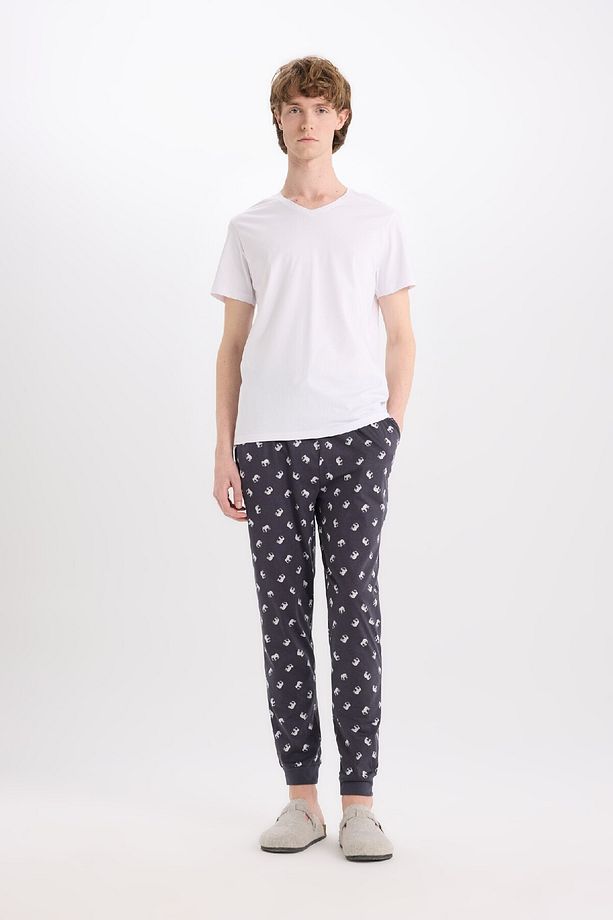 Regular Fit Desenli Cepli Pijama Altı E0497AX25SP - 2