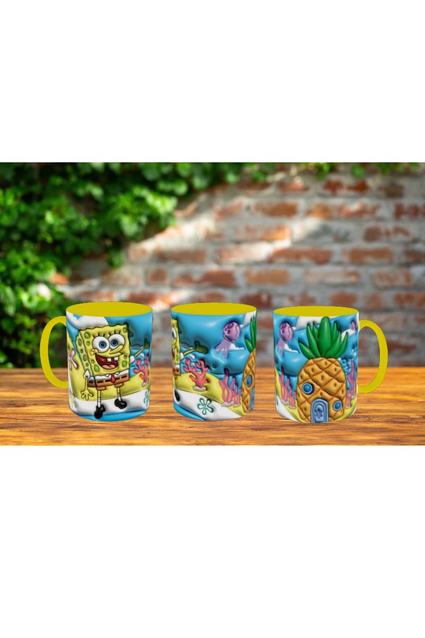 Sünger Bob Kupa Bardak Süngerbob Mug - 3