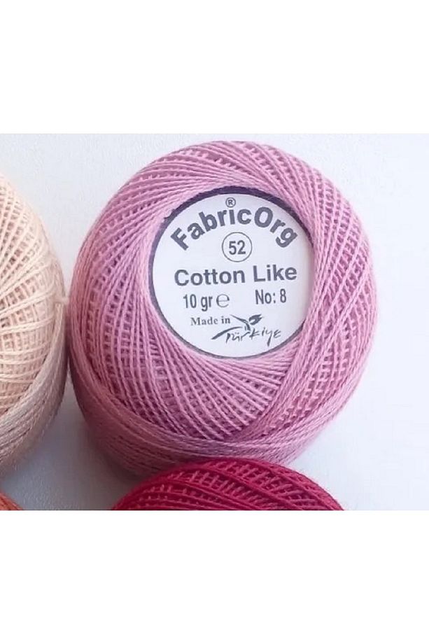 Cotton Like Etamin-kanaviçe Iplik (10 GR-NO8 İP) - TEK YUMAK - 52 Numaralı Renk - 2