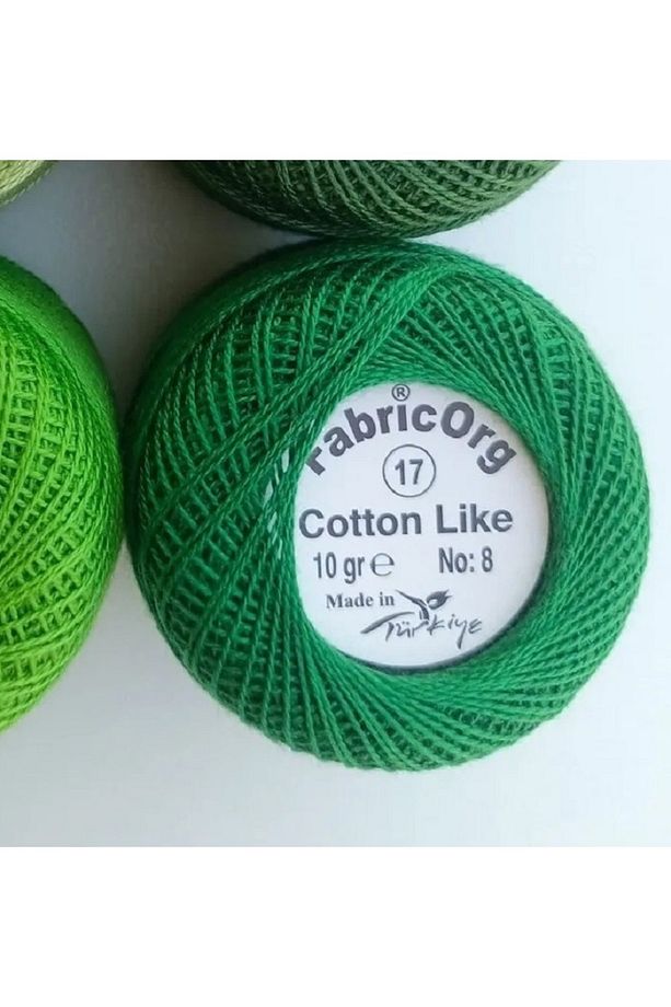 Cotton Like Etamin-kanaviçe Iplik (10 GR-NO8 İP) - TEK YUMAK - 17 Numaralı Renk - 2