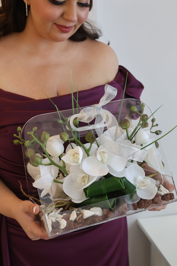 Çanta içinde orkide - 3