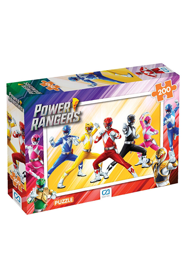 Powerrangers Licensed 200 Pieces 33X48Cm Children's Puzzle Puzzle Series