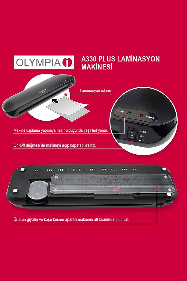 A330 Plus 4in1set Laminasyon Makinesi (A3) - 3
