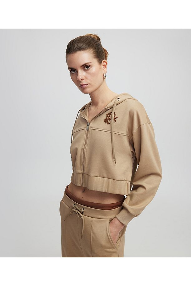Monogram aplikeli sweatshirt - 1