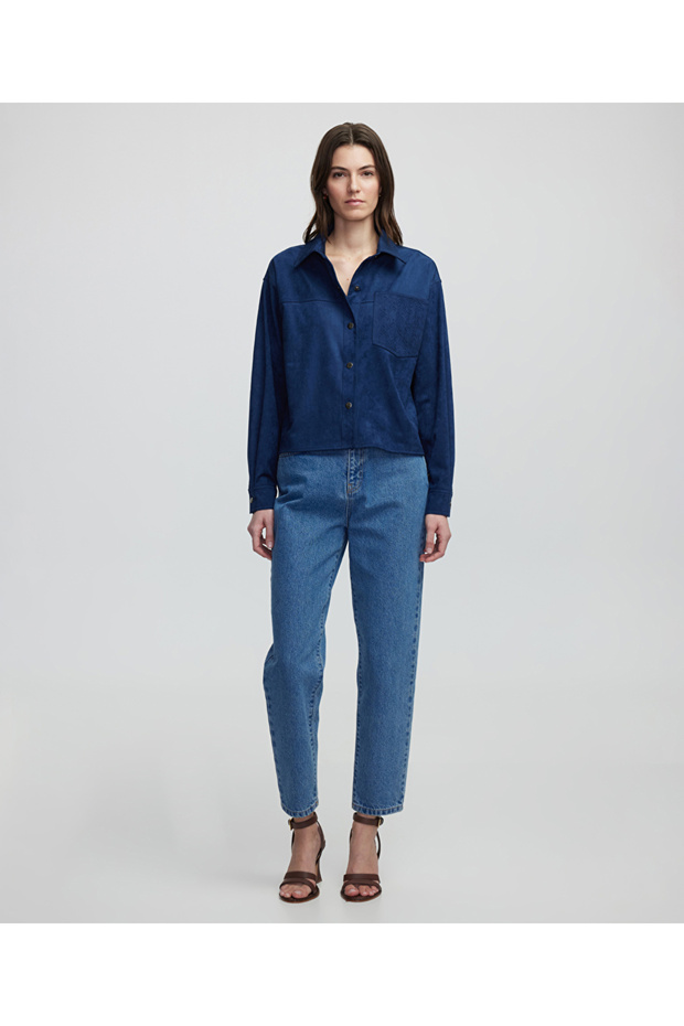 Monogram baskılı gömlek - 6