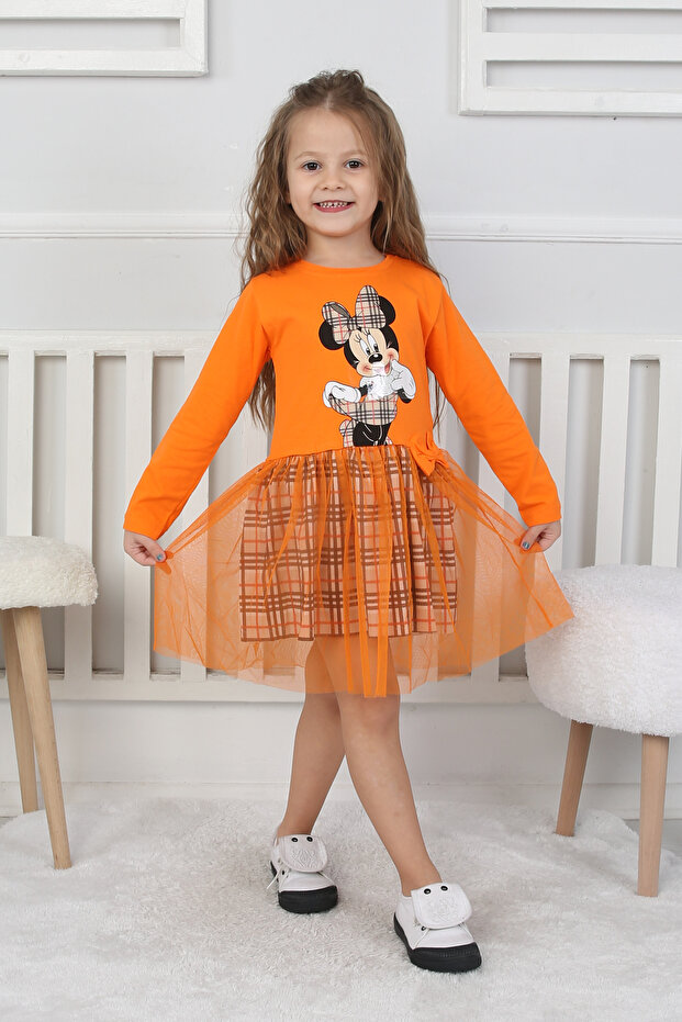 Kız Çocuk Elbise Tüllü - 7