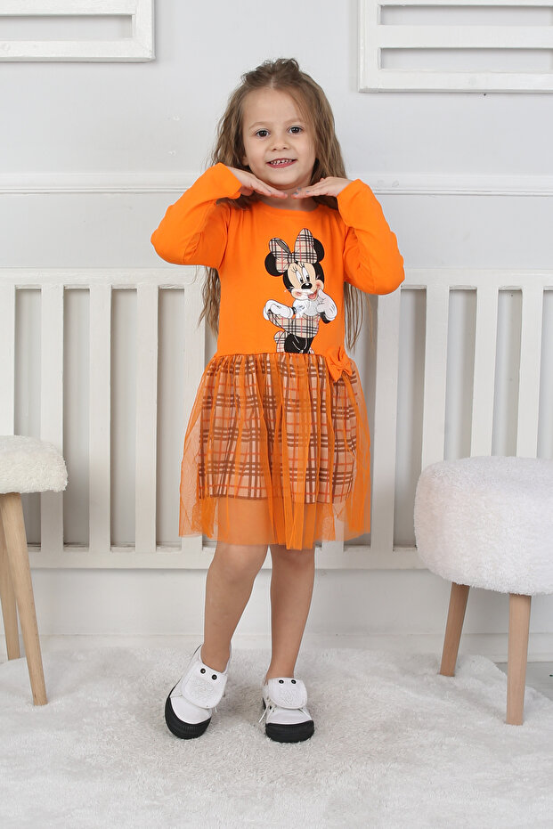 Kız Çocuk Elbise Tüllü - 8