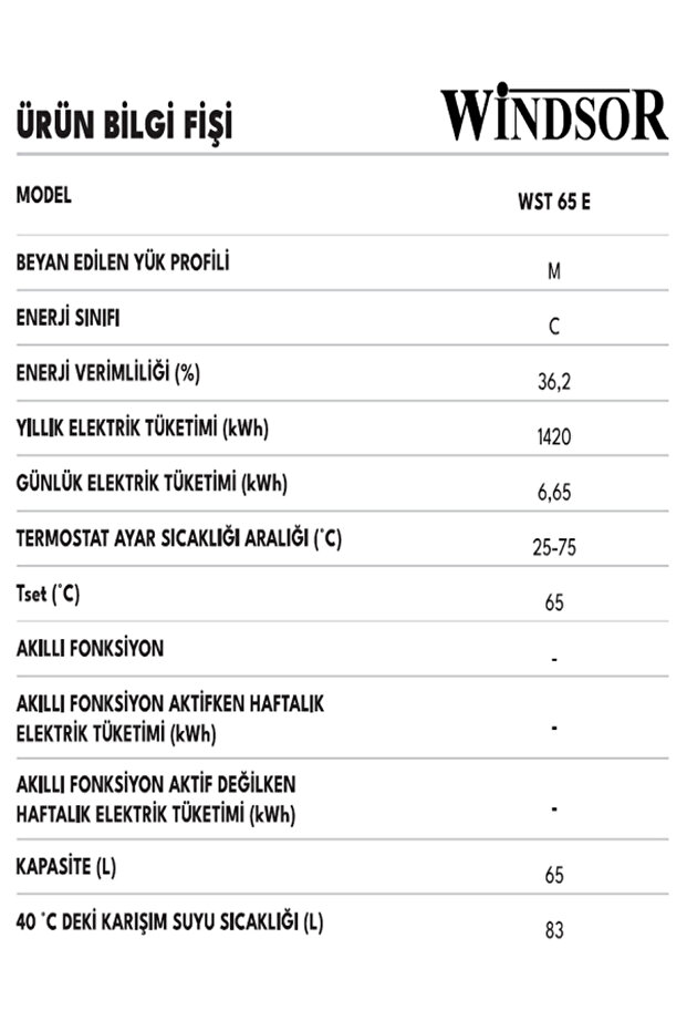 Wst 65 E 65 Lt Termosifon - 3